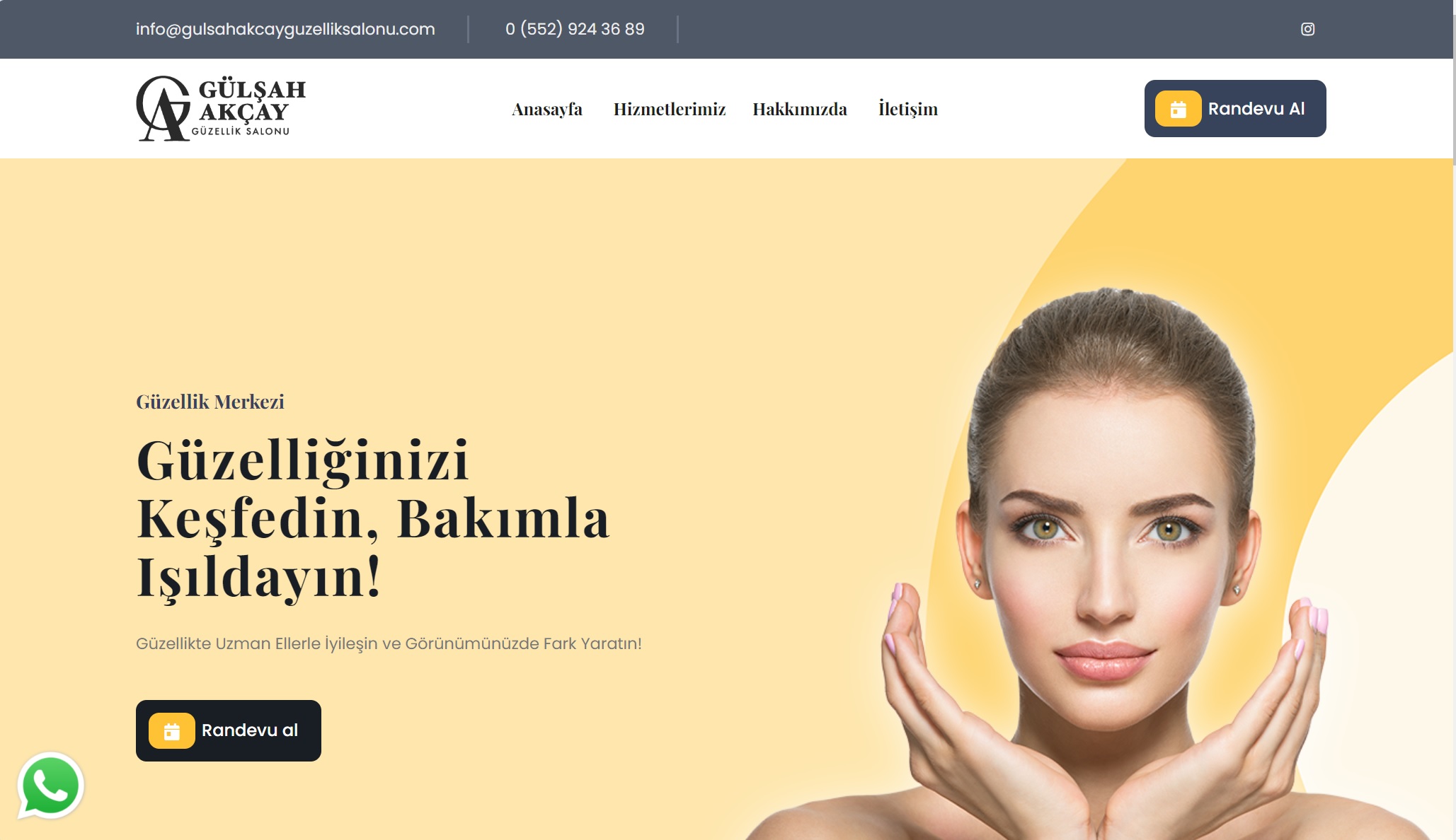 gülşah akçay güzellik salonu web site